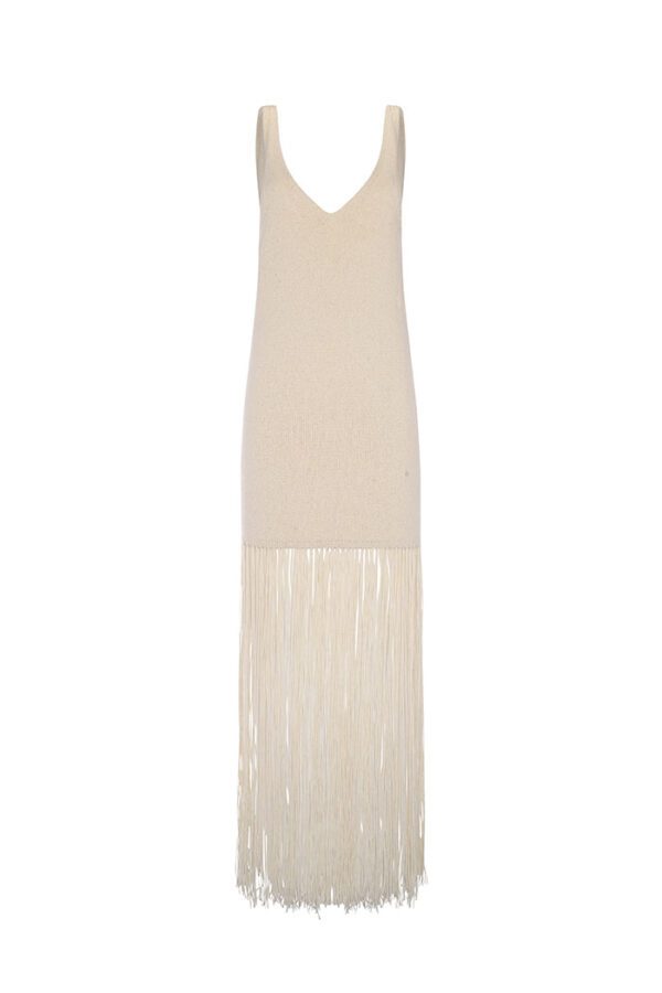 Long Dress with Fringes