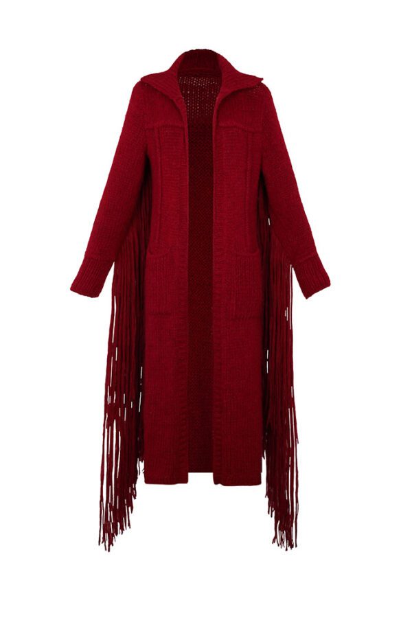 Long Cardigan with Fringes